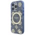 Guess IML Peony On 4G Background MagSafe tvrda torbica za iPhone 16 Pro Max 6.9" (GUHMP16XH4PYEEB), modra